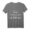 Ich Bin Türsteher Ich Darf Das Spruch Security Wachpersonal T-Shirt  Lustiges Geschenk für Sicherheits- und Türsteherpersonal bei Events und Partys