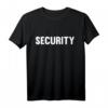 Security Türsteher Bodyguard Einlasskontrolle Party Uniform T-Shirt - Professionelle Sicherheitsbekleidung für Events & Großveranstaltungen