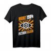 HapBunny T-Shirt mit Anti-Überwachung und Demokratie-Motiv  make 1984 fiction again!