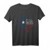 Waffen Texas Flagge USA Geschenk Texas T-Shirt - Patriotisches T-Shirt für Texans, Cowboys & USA-Reisende zu Weihnachten, 4. Juli & Geburtstagen