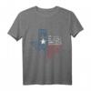 Waffen Texas Flagge USA Geschenk Texas T-Shirt - Patriotisches T-Shirt für Texans, Cowboys & USA-Reisende zu Weihnachten, 4. Juli & Geburtstagen