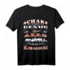 Scharf genug um sie alle flach zu legen - Lustiges Forstwirt T-Shirt für Waldarbeiter, Holzfäller & Holzprofis