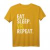 Eat Sleep VR Repeat Geschenk T-Shirt für Gamer - Lustiges Virtual Reality Shirt für Kinder, Erwachsene, Freunde & Familie