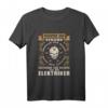 Elektriker Shirt Wächter des Stroms Herr der Lichter - Lustiges Langarmshirt für Elektriker, Elektroniker & Meister als Geschenk für Kollegen, Ehemann & Vater