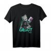 Marvel Wächter der Galaxie Neon Retro Baby Groot T-Shirt  Offizielles Marvel Fanshirt für Kinder und Erwachsene
