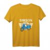Damen Schwalbe T-Shirt mit V-Ausschnitt  Nostalgisches Geschenk für Schwalbenfahrer & DDR Ostalgie-Liebhaber