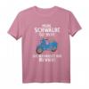 Meine Schwalbe ölt nicht, sie markiert - Nostalgisches DDR Ostalgie T-Shirt für Schwalbenfahrer & Mopedliebhaber
