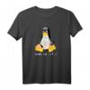 Tux Linux Penguin - Lustiges Sudo rm -rf / Informatik Computer T-Shirt für Nerds, Programmierer & IT-Profis