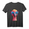 Flamingo mit Sonnenbrille T-Shirt  Buntes, klassisch geschnittenes Shirt für Sommer, Urlaub und Freizeit
