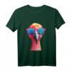 Flamingo mit Sonnenbrille T-Shirt  Buntes, klassisch geschnittenes Shirt für Sommer, Urlaub und Freizeit