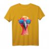 Flamingo mit Sonnenbrille T-Shirt  Buntes, klassisch geschnittenes Shirt für Sommer, Urlaub und Freizeit
