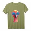 Flamingo mit Sonnenbrille T-Shirt  Buntes, klassisch geschnittenes Shirt für Sommer, Urlaub und Freizeit