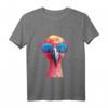 Flamingo mit Sonnenbrille T-Shirt  Buntes, klassisch geschnittenes Shirt für Sommer, Urlaub und Freizeit