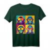 Pop Art Affen T-Shirt  Buntes Designer-Shirt im Kunst-Style, hochwertig geschnitten