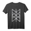 Web of Wyrd Symbol des Schicksals Wikinger Runen T-Shirt - Klassisch geschnitten, doppelt genähter Saum