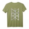 Web of Wyrd Symbol des Schicksals Wikinger Runen T-Shirt - Klassisch geschnitten, doppelt genähter Saum