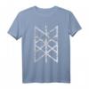 Web of Wyrd Symbol des Schicksals Wikinger Runen T-Shirt - Klassisch geschnitten, doppelt genähter Saum