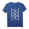 Web of Wyrd Symbol des Schicksals Wikinger Runen T-Shirt - Klassisch geschnitten, doppelt genähter Saum