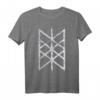 Web of Wyrd Symbol des Schicksals Wikinger Runen T-Shirt - Klassisch geschnitten, doppelt genähter Saum