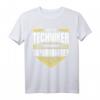 Techniker T-Shirt Lustiges Superhelden Beruf Spruch Geschenk  Perfektes Geschenk für Kollegen, Mitarbeiter & Helden im Job