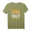 Handwerker Meister Zunftkleidung Zimmermann Geschenk T-Shirt mit Lustigem Spruch  Perfekt für Kollegen, Ehemann & Geburtstag