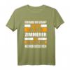 Herren Zimmerer T-Shirt mit Lustigem Spruch  Berufssprüche Motiv, Perfekt für Arbeit & Freizeit, Geschenk für Zimmerer