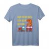 Kinder Zug T-Shirt zum 3. Geburtstag für Jungen - Lustiges Eisenbahn Geschenk für kleine Zugführer & Geburtstagsparty