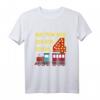 Kinder Zugführer T-Shirt zum 4. Geburtstag für Jungen - Lustiges Eisenbahn Geschenk für kleine Lokomotiv-Fans
