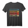 Retro Vintage Schnellzug Zug Eisenbahn Dampf Lokomotive T-Shirt  Perfektes Geschenk für Eisenbahnfans, Lokführer & Dampflokliebhaber