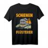 Schienen Flüsterer Eisenbahn Fan T-Shirt - Lokomotive und Zug Design für Eisenbahn- und Lokomotivfans