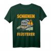Schienen Flüsterer Eisenbahn Fan T-Shirt - Lokomotive und Zug Design für Eisenbahn- und Lokomotivfans